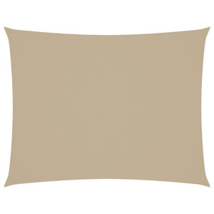 vidaXL Voile d'ombrage rectangulaire en tissu Oxford 3x6 m Beige