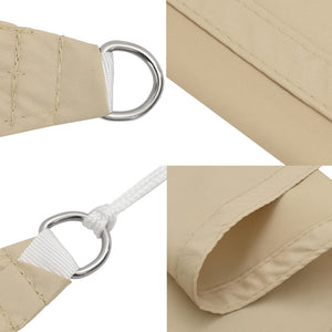 vidaXL Voile d'ombrage rectangulaire en tissu Oxford 3x6 m Beige