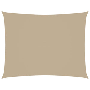 Sonnensegel Oxford-Gewebe Rechteckig 3,5x4,5 m Beige