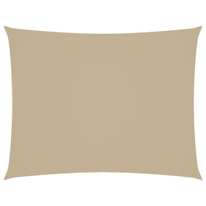 Sonnensegel Oxford-Gewebe Rechteckig 3,5x5 m Beige
