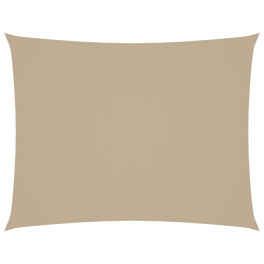vidaXL Sun Shade Sail Oxford Fabric Rectangular 4x5 m Beige