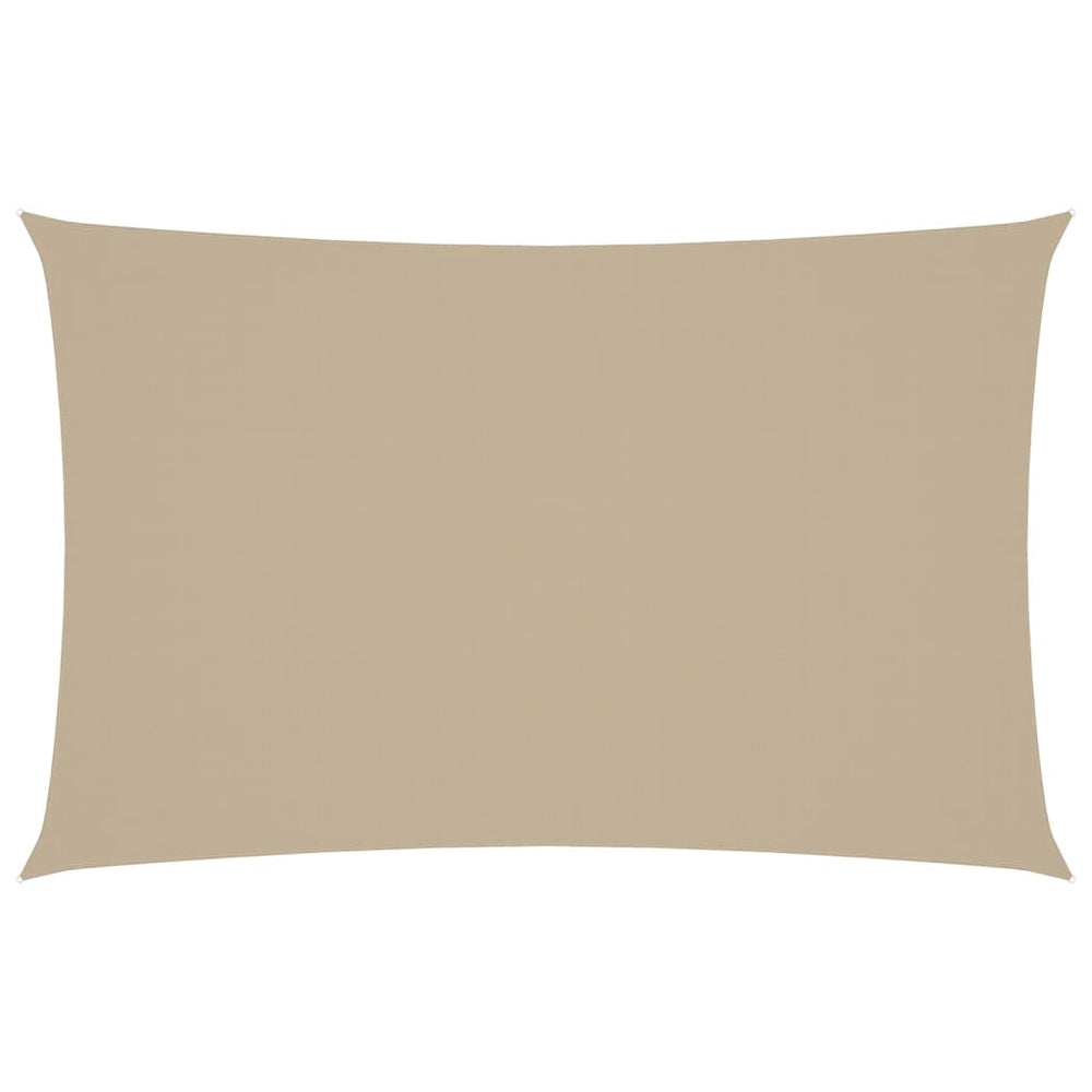 vidaXL Sun Shade Sail Oxford Fabric Rectangular 4x7 m Beige