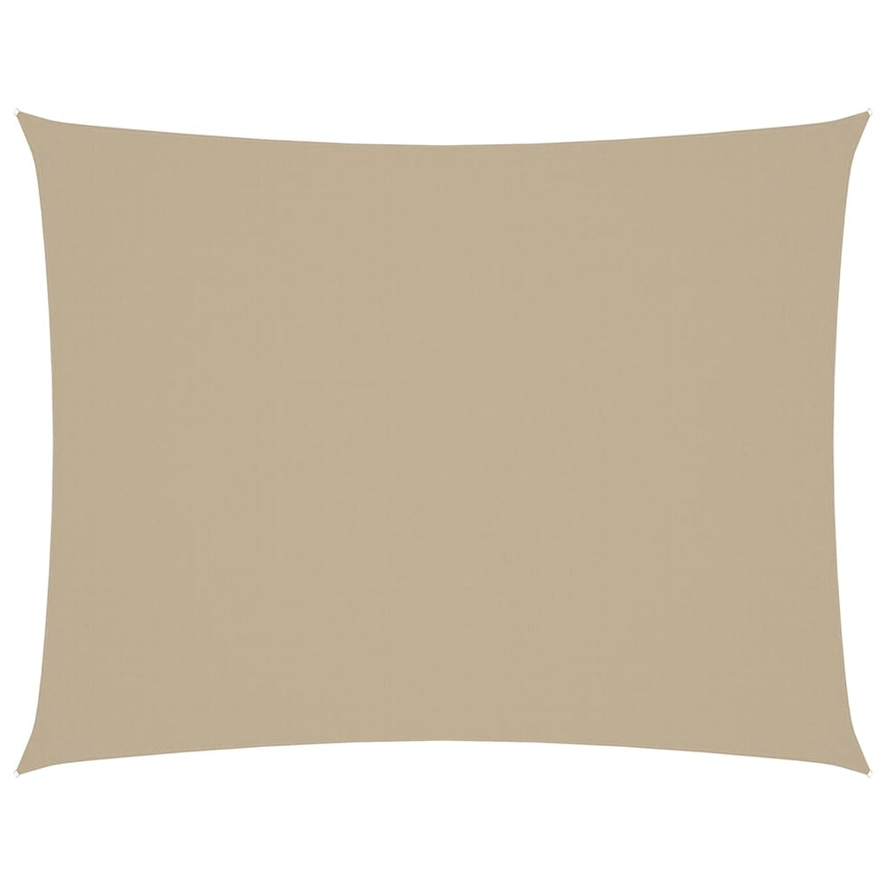 vidaXL Sun Shade Sail Oxford Fabric Rectangular 5x7 m Beige