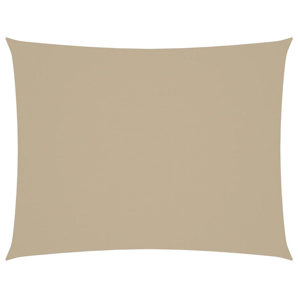 Sonnensegel Oxford-Gewebe Rechteckig 5x7 m Beige