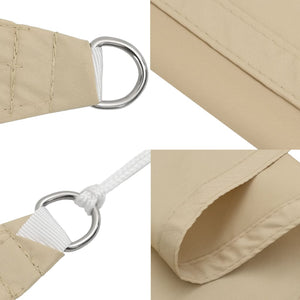 Sonnensegel Oxford-Gewebe Rechteckig 5x7 m Beige