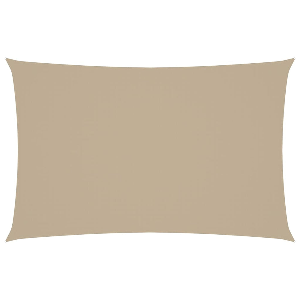 vidaXL Sun Shade Sail Oxford Fabric Rectangular 5x8 m Beige