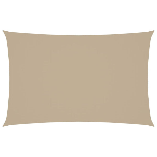 Sonnensegel Oxford-Gewebe Rechteckig 5x8 m Beige
