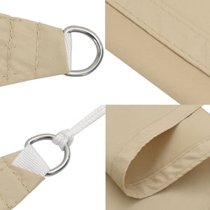 Sonnensegel Oxford-Gewebe Rechteckig 6x7 m Beige