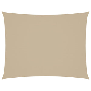 Sonnensegel Oxford-Gewebe Rechteckig 6x8 m Beige
