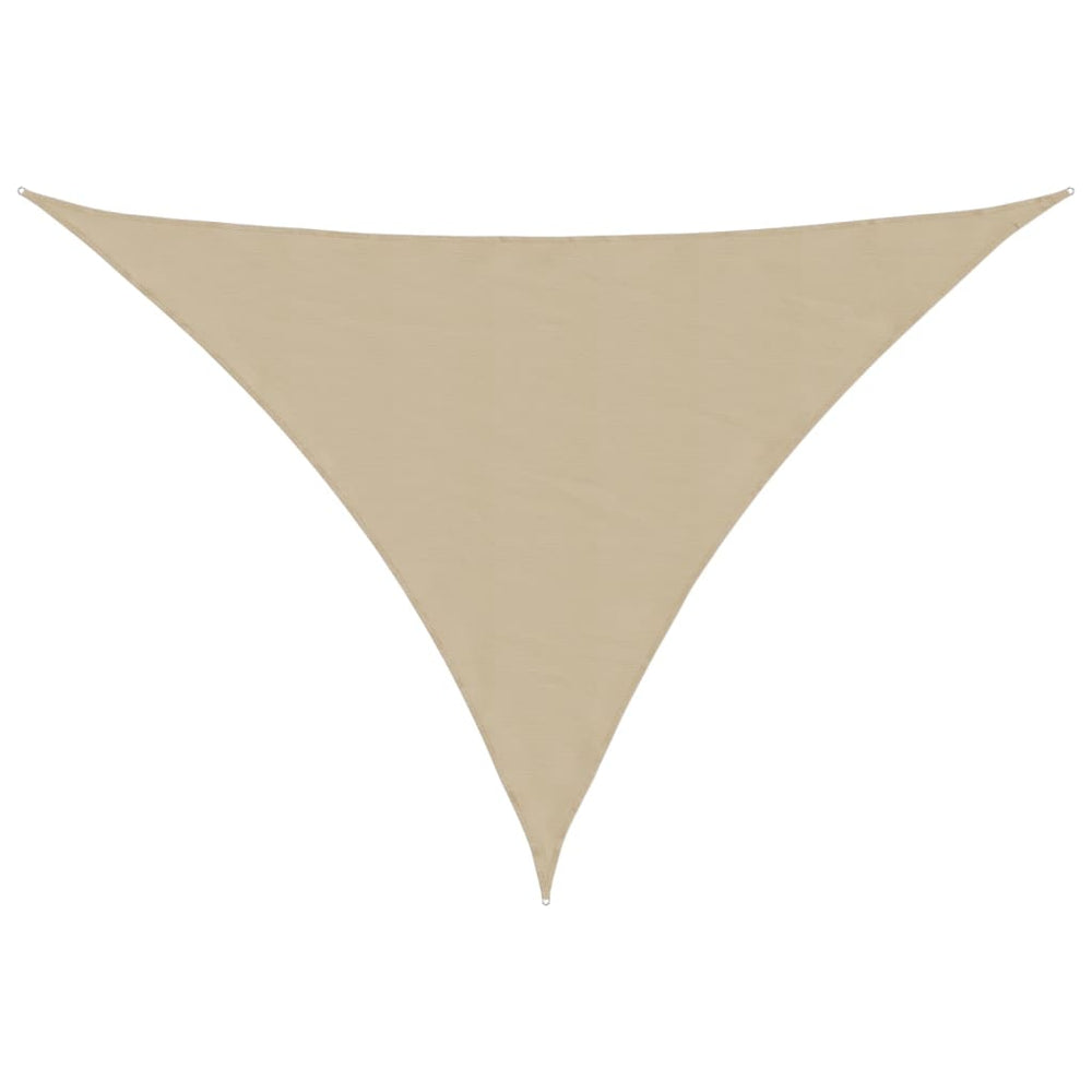 vidaXL Sun Shade Sail Oxford Fabric Triangular 3x4x5 m Beige