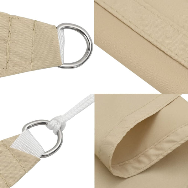 Sonnensegel Oxford-Gewebe Dreieckig 4x4x5,8 m Beige