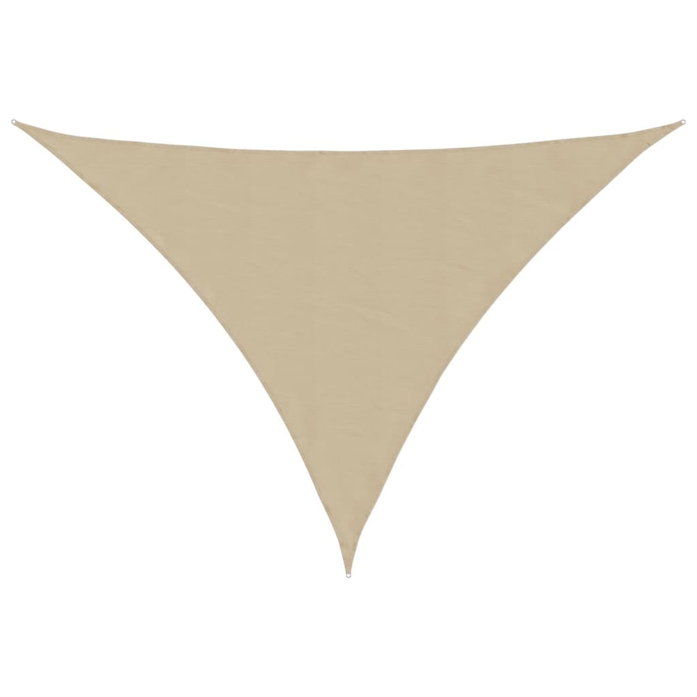 vidaXL Sun Shade Sail Oxford Fabric Triangular 4.5x4.5x4.5 m Beige
