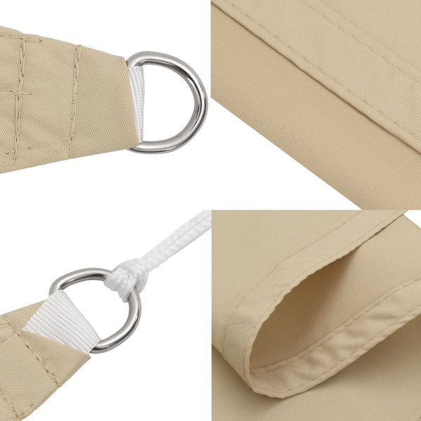 Sonnensegel Oxford-Gewebe Dreieckig 4x5x5 m Beige