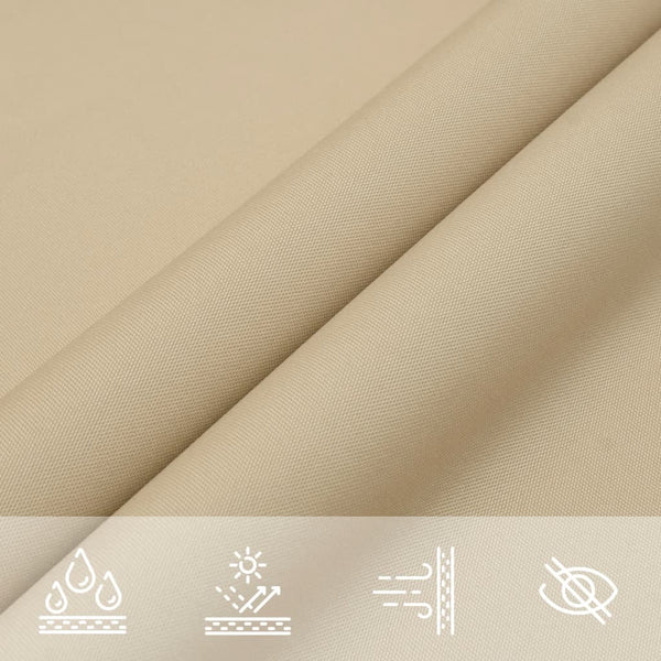 Sonnensegel Oxford-Gewebe Dreieckig 5x6x6 m Beige