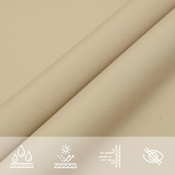 Sonnensegel Oxford-Gewebe Dreieckig 5x7x7 m Beige