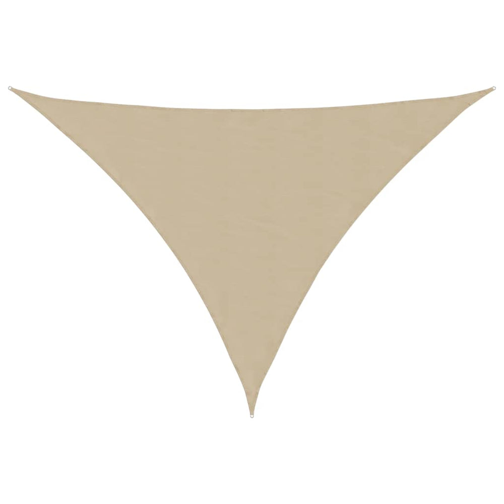 vidaXL Sun Shade Sail Oxford Fabric Triangular 4x5x6.4 m Beige