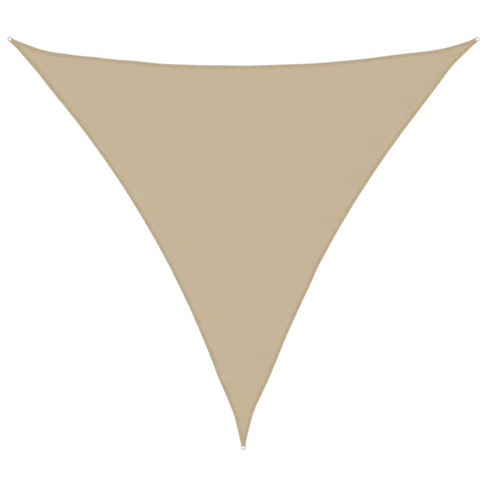 vidaXL Sun Shade Sail Oxford Fabric Triangular 6x6x6 m Beige