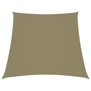 Sonnensegel Oxford-Gewebe Trapezförmig 2/4x3 m Beige