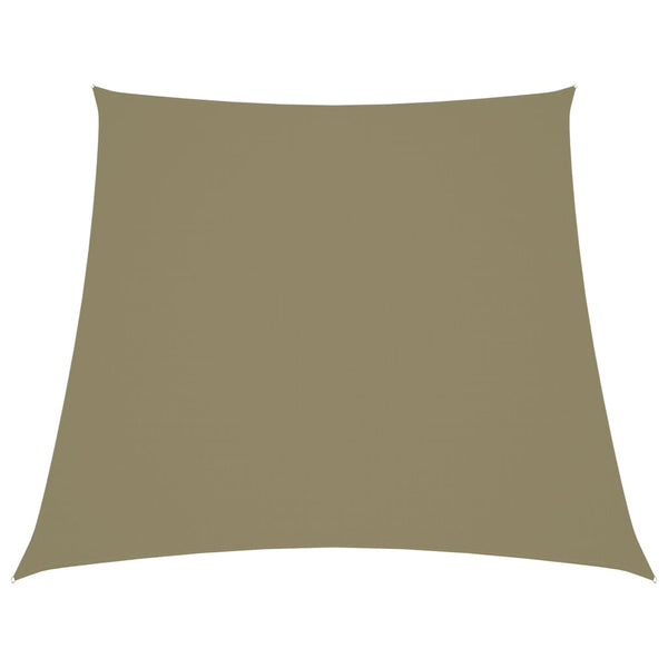 Sonnensegel Oxford-Gewebe Trapezförmig 2/4x3 m Beige