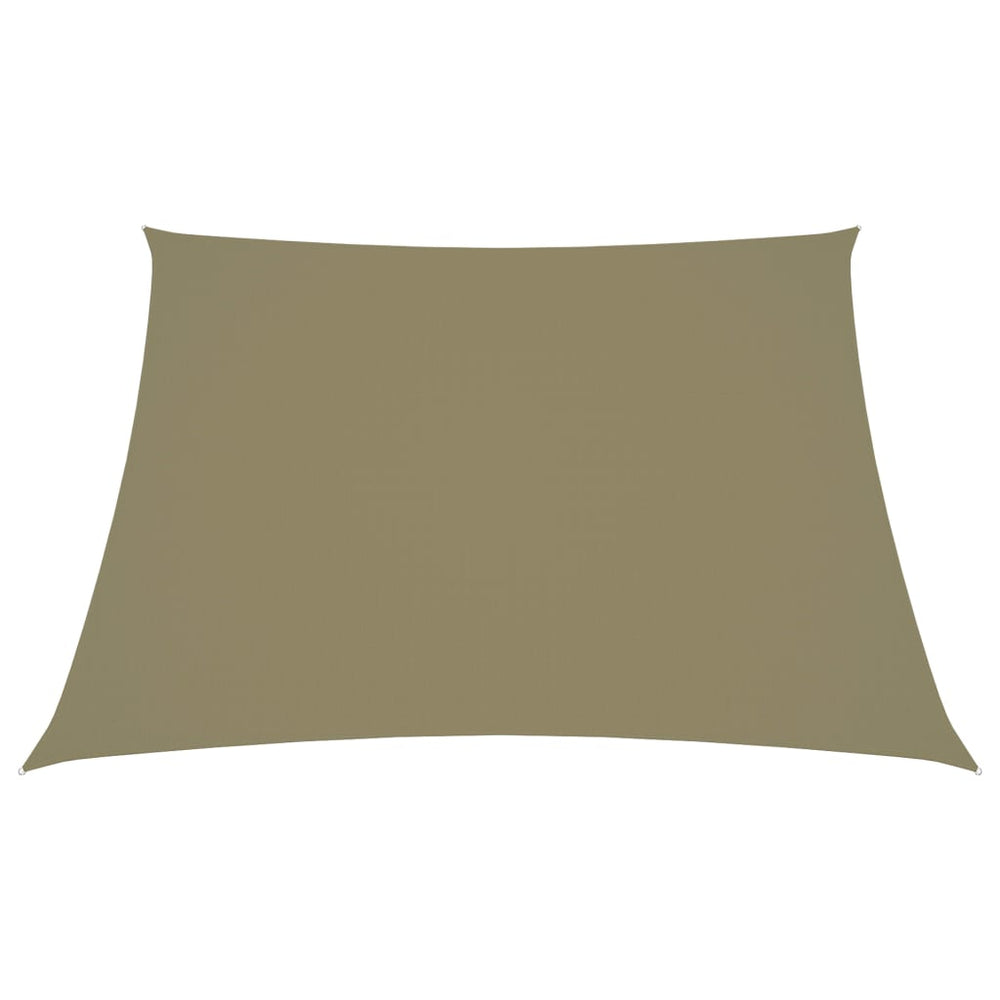 vidaXL Sun Shade Sail Oxford Fabric Trapezoidal 2/4x3 m Beige