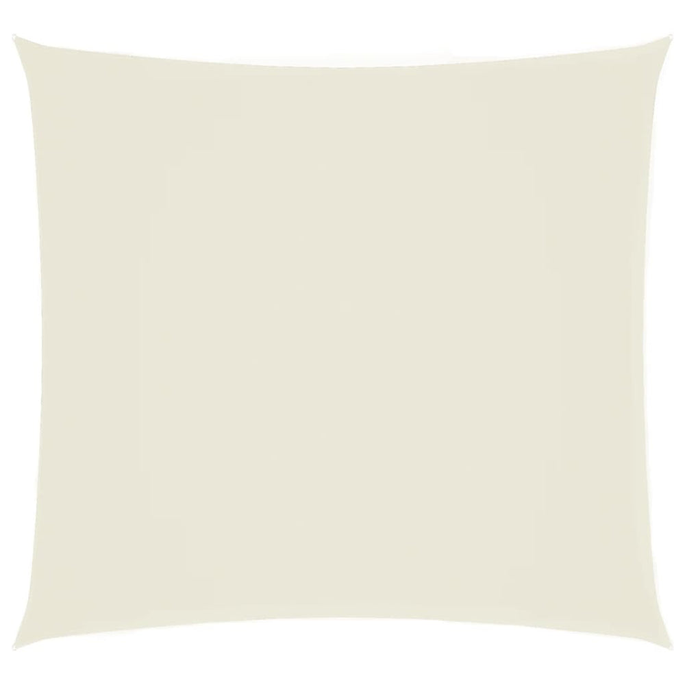 vidaXL Shade Sail Oxford Fabric Square 4x4 m Cream