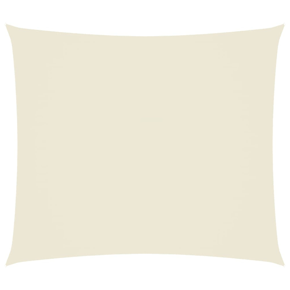 vidaXL Sun Shade Sail Oxford Fabric Rectangular 2x2.5 m Cream