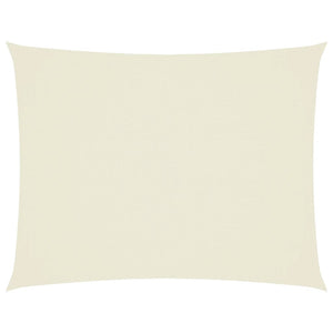vidaXL Voile d'ombrage rectangulaire en tissu Oxford 2x3 m Crème