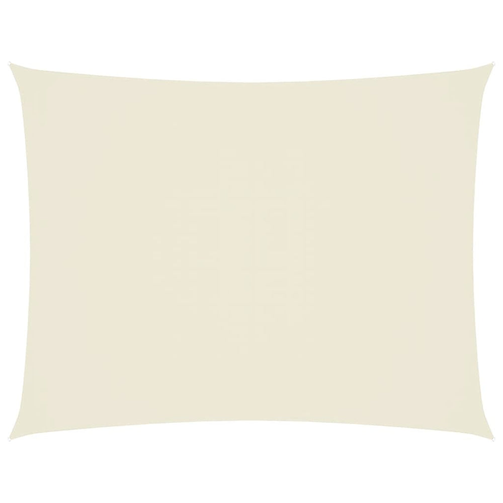 vidaXL Oxford Cloth Sun Shade Sail Rectangular 2x3.5 m Cream