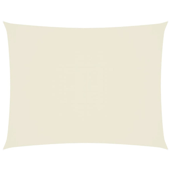Sonnensegel Oxford-Gewebe Rechteckig 2x3,5 m Creme