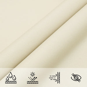 vidaXL Voile d'ombrage Tissu Oxford Rectangulaire 2x4,5 m Crème