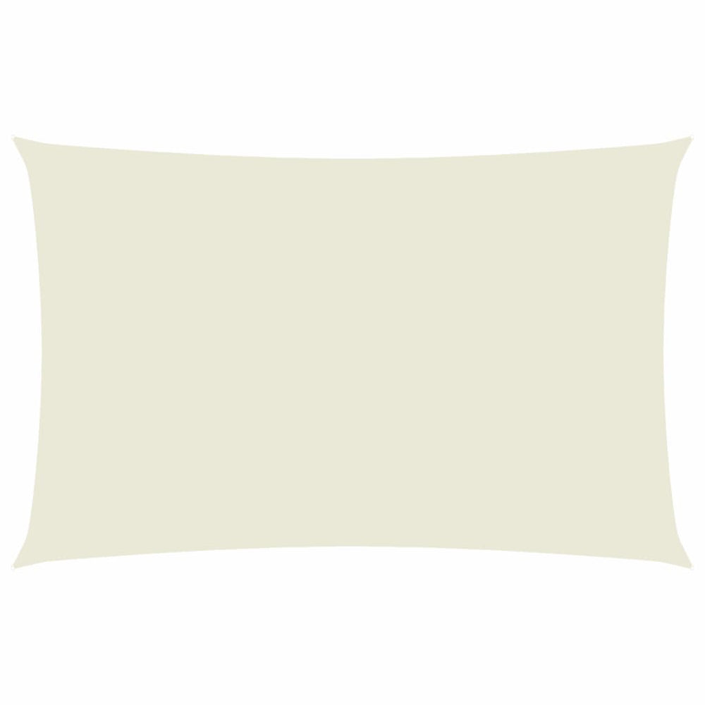 vidaXL Sun Shade Sail Oxford Fabric Rectangular 2x5 m Cream