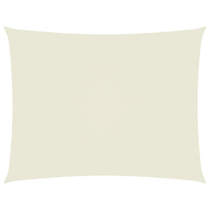 vidaXL Voile d'ombrage Tissu Oxford Rectangulaire 2,5x4 m Crème