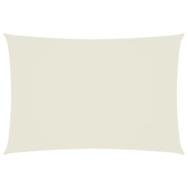 Sonnensegel Oxford-Gewebe Rechteckig 2,5x4,5 m Creme