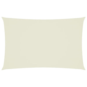 Sonnensegel Oxford-Gewebe Rechteckig 2,5x5 m Creme