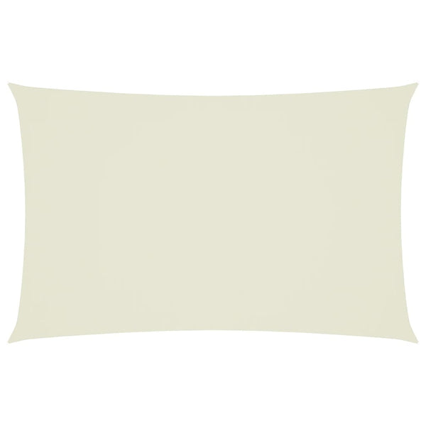 Sonnensegel Oxford-Gewebe Rechteckig 2,5x5 m Creme