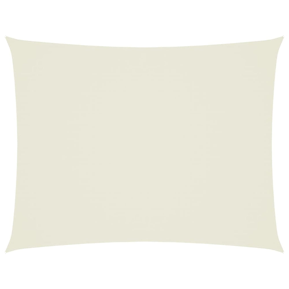 vidaXL Sun Shade Sail Oxford Fabric Rectangular 3x4 m Cream