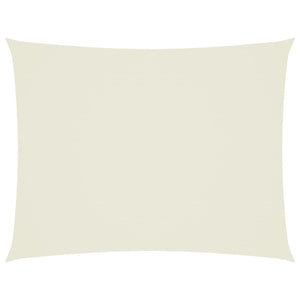 Sonnensegel Oxford-Gewebe Rechteckig 3x4 m Creme