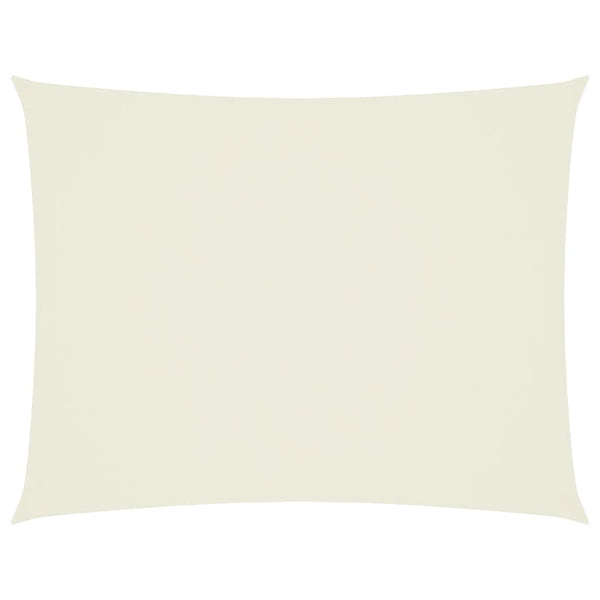 Sonnensegel Oxford-Gewebe Rechteckig 3x4,5 m Creme