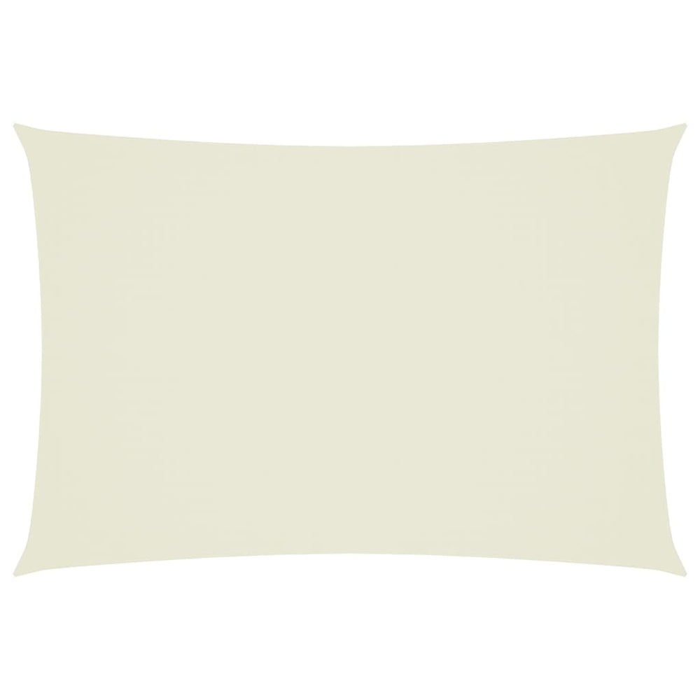 vidaXL Sun Shade Sail Oxford Fabric Rectangular 3x5 m Cream