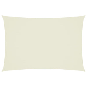 Sonnensegel Oxford-Gewebe Rechteckig 3x5 m Creme