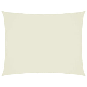 Sonnensegel Oxford-Gewebe Rechteckig 3x6 m Creme