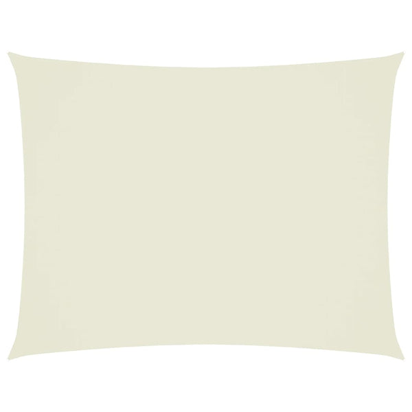 Sonnensegel Oxford-Gewebe Rechteckig 3x6 m Creme