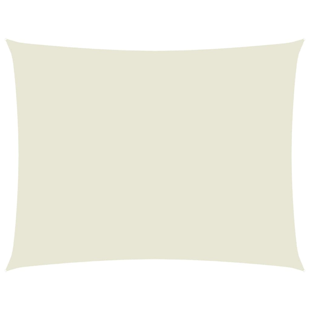 vidaXL Sun Shade Sail Oxford Fabric Rectangular 3.5x4.5 m Cream