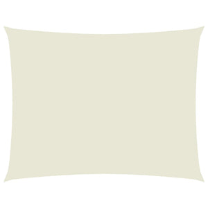 Sonnensegel Oxford-Gewebe Rechteckig 3,5x4,5 m Creme