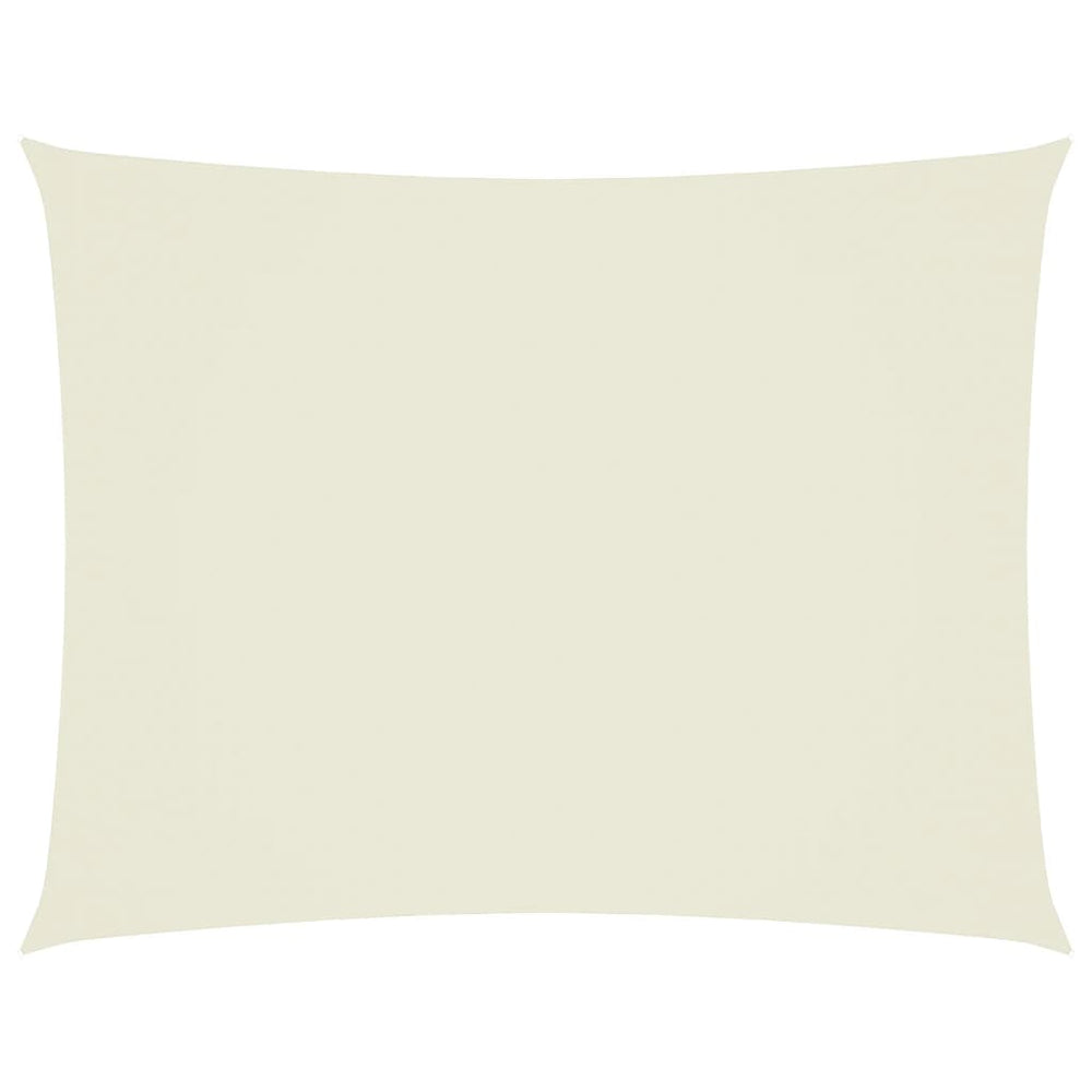 vidaXL Sun Shade Sail Oxford Fabric Rectangular 3.5x5 m Cream