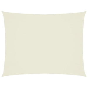 vidaXL Voile d'ombrage Tissu Oxford Rectangulaire 3,5x5 m Crème