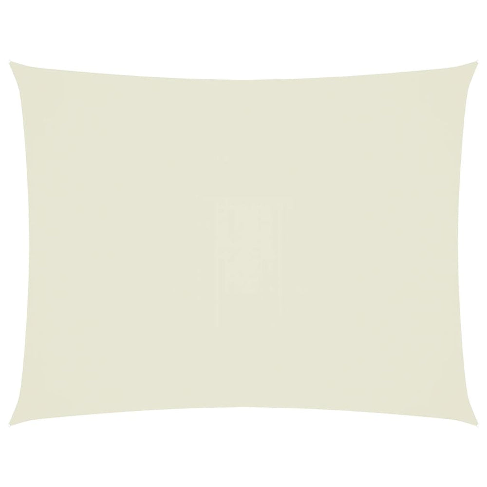 vidaXL Sun Shade Sail Oxford Fabric Rectangular 4x5 m Cream