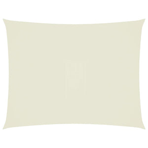 Sonnensegel Oxford-Gewebe Rechteckig 4x5 m Creme