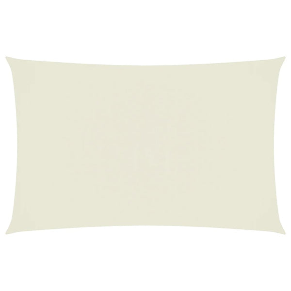 Sonnensegel Oxford-Gewebe Rechteckig 4x7 m Creme