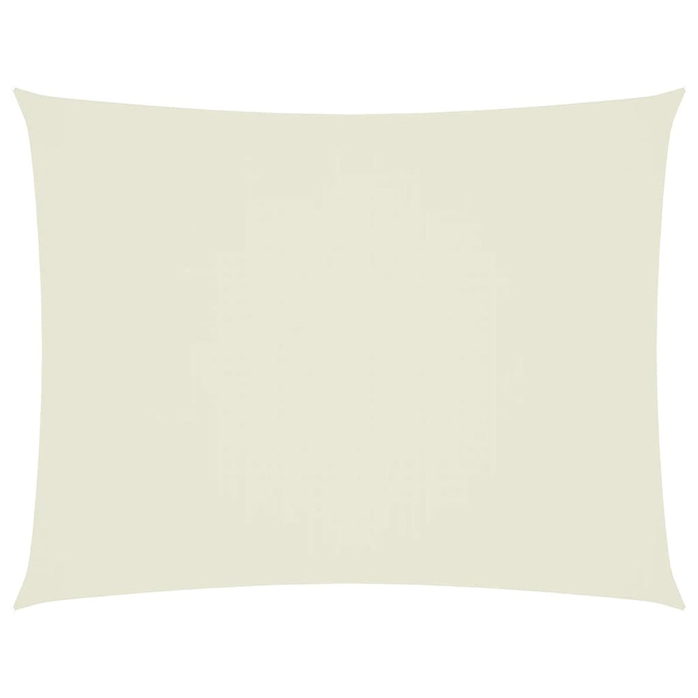 vidaXL Sun Shade Sail Oxford Fabric Rectangular 5x6 m Cream